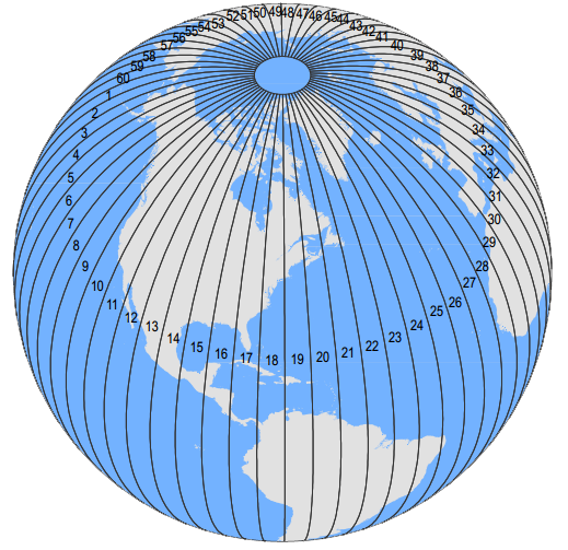 How Universal Transverse Mercator Utm Works Gis Geography