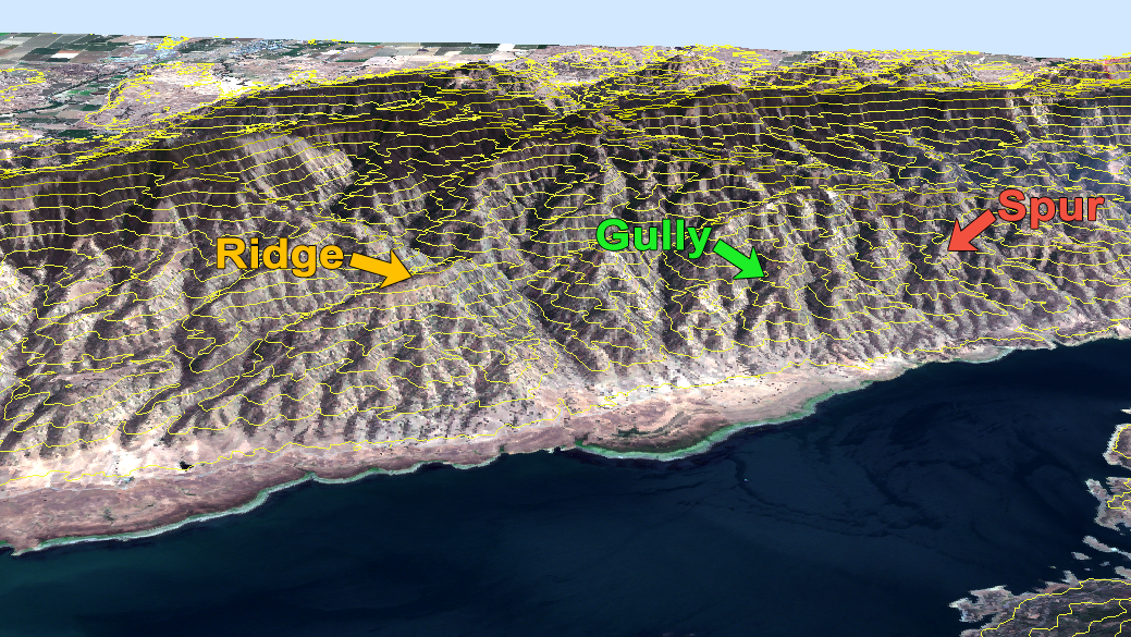 What Do Contour Lines on a Topographic Map Show? GIS Geography