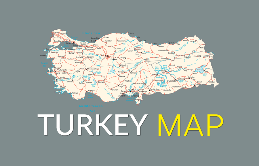 Map Of Turkey GIS Geography