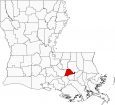 Ascension Parish Map Louisiana Locator