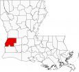 Beauregard Parish Map Louisiana Locator