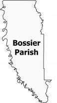 Bossier Parish Map Louisiana
