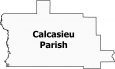 Calcasieu Parish Map Louisiana