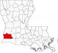 Calcasieu Parish Map Louisiana Locator