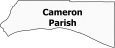 Cameron Parish Map Louisiana