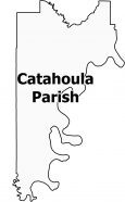 Catahoula Parish Map Louisiana