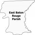 East Baton Rouge Parish Map Louisiana