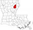 Franklin Parish Map Louisiana Locator
