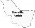 Iberville Parish Map Louisiana