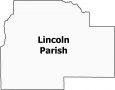 Lincoln Parish Map Louisiana