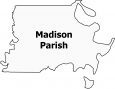Madison Parish Map Louisiana