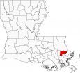 Orleans Parish Map Louisiana Locator