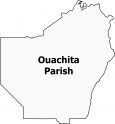 Ouachita Parish Map Louisiana