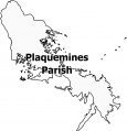 Plaquemines Parish Map Louisiana