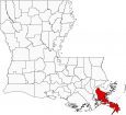 Plaquemines Parish Map Louisiana Locator