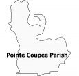 Pointe Coupee Parish Map Louisiana