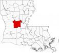 Rapides Parish Map Louisiana Locator