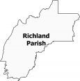 Richland Parish Map Louisiana