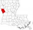 Sabine Parish Map Louisiana Locator