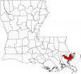 Saint Bernard Parish Map Louisiana Locator
