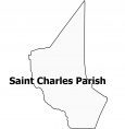 Saint Charles Parish Map Louisiana
