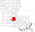 Saint Landry Parish Map Louisiana Locator