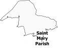 Saint Mary Parish Map Louisiana