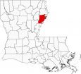 Tensas Parish Map Louisiana Locator