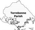 Terrebonne Parish Map Louisiana