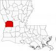 Vernon Parish Map Louisiana Locator