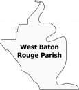 West Baton Rouge Parish Map Louisiana