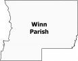 Winn Parish Map Louisiana