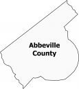 Abbeville County Map South Carolina