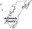 Accomack County Map Virginia