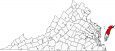 Accomack County Map Virginia Locator