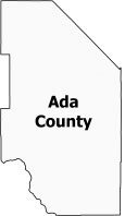 Ada County Map Idaho