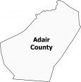 Adair County Map Kentucky