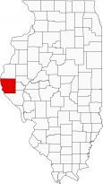 Adams County Map Illinois