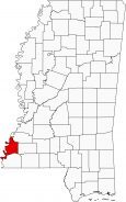Adams County Map Mississippi Locator