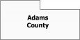 Adams County Map North Dakota
