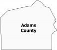 Adams County Map Pennsylvania