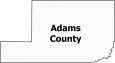 Adams County Map Washington