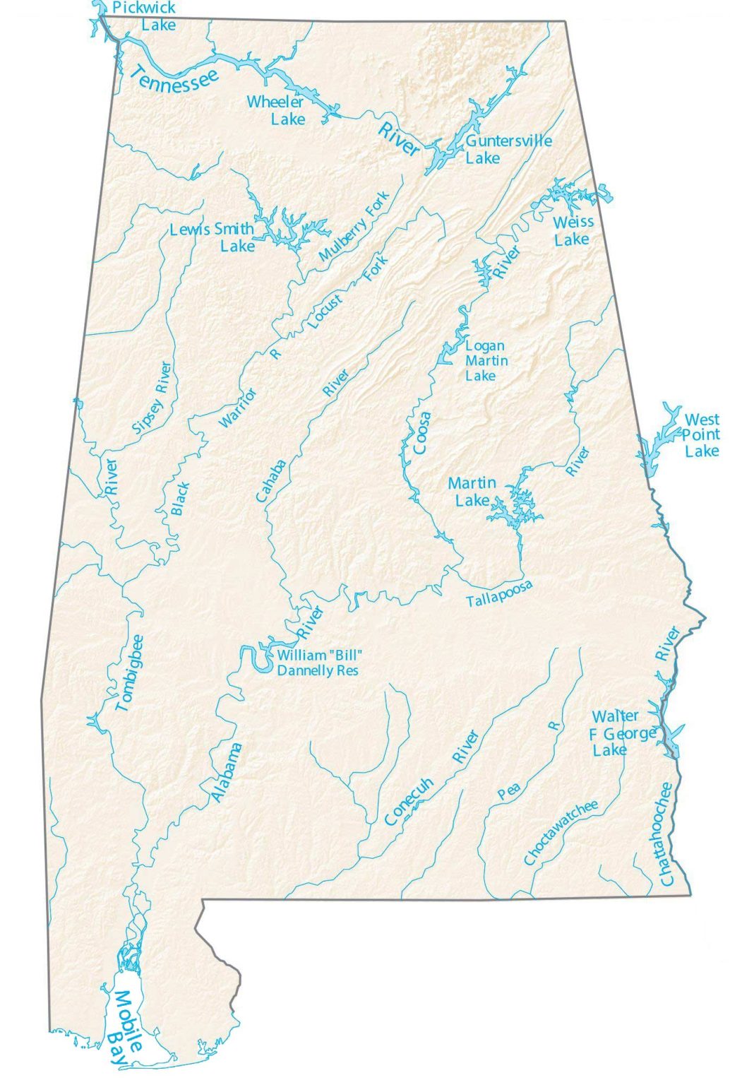Alabama County Map GIS Geography