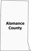 Alamance County Map North Carolina