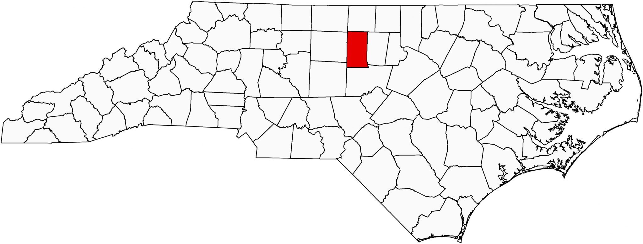 North Carolina County Map GIS Geography