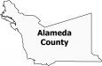 Alameda County Map California