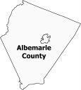 Albemarle County Map Virginia