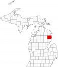 Alcona County Map Michigan Locator