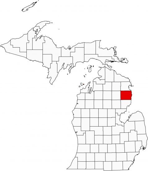 Michigan County Map - GIS Geography