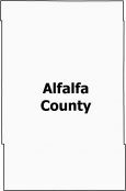 Alfalfa County Map Oklahoma